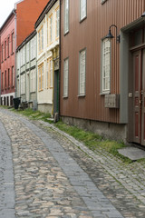 Altstadt Bakklandet in Trondheim