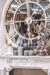 Décor de cheminée pour Noël