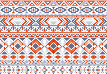 Tribal ethnic motifs geometric vector seamless background.
