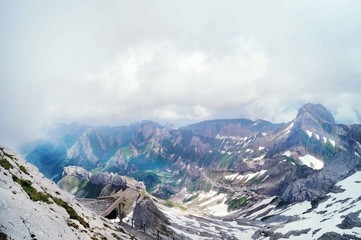 Snowy mountains