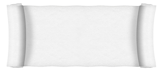 Old white paper scroll 2