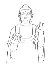Будда с лотосом 