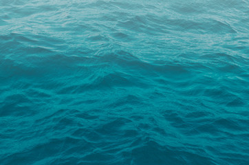 blue sea waves close up