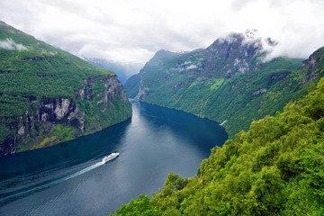 Geiranger fjord in Norway