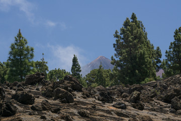 View at the peak of Pico del Teide