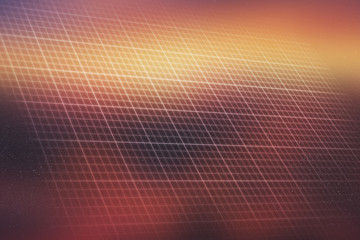 Colorful abstract space grid background. Blurred futuristic texture. 