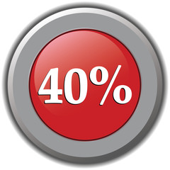 40 percent icon