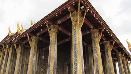 Bangkok in Thailandia - Skyline Wat Phra Kaew temple