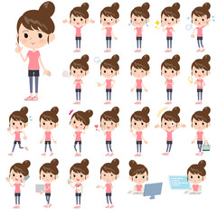 Bun hair mom sportswear_emotion