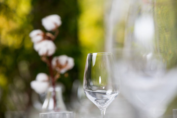Empty restaurant interior. Modern design.