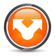 Share icon galaxy orange round button