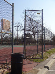Entry to Tennis Court