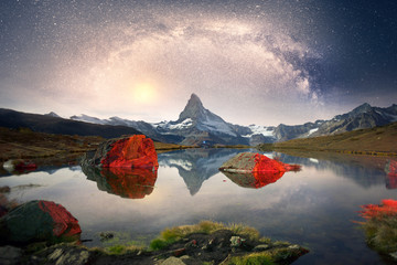 mountain lake Stellisee