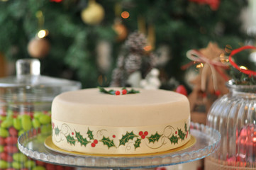 Marzipan Christmas Cake