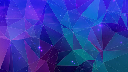 Obraz premium Abstract geometric background. Polygon texture.