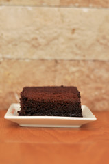 Delicious sliced cakes