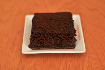 Delicious sliced cakes