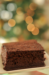 Delicious sliced cakes