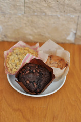 Fresh delicious mix muffins