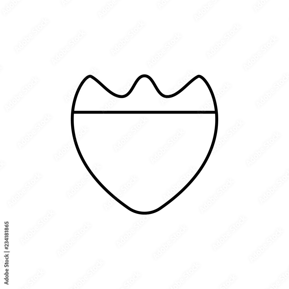 Aufkleber route sign icon. element of navigation sign icon. thin line icon for website design and development,
