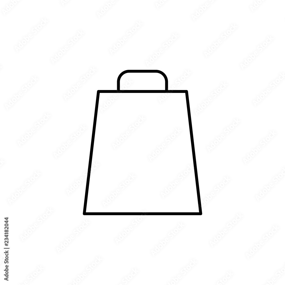 Poster department store sign icon. element of navigation sign icon. thin line icon for website design and d