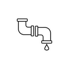 plumber sign icon. Element of navigation sign icon. Thin line icon for website design and development, app development. Premium icon