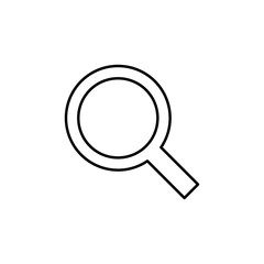 search sign icon. Element of navigation sign icon. Thin line icon for website design and development, app development. Premium icon