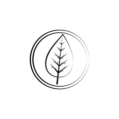 Leaf, Biological icon. Element of biology icon for mobile concept and web apps. Hand drawn Leaf, Biological icon can be used for web and mobile