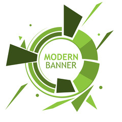 Modern abstract circle and geometry composition background