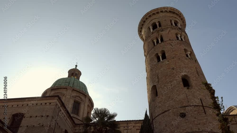 Wall mural panoramic view of the Cathedral of Ravenna