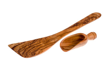 Kitchen accessories from olive wood