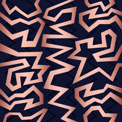 Copper 80s retro seamless pattern background
