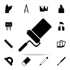 roller and paint icon. Art and painting icons universal set for web and mobile