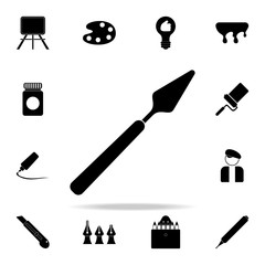 string bag icon. Art and painting icons universal set for web and mobile