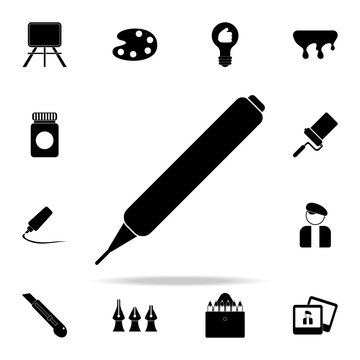 felt-tip pen icon. Art and painting icons universal set for web and mobile