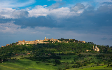 Fototapeta na wymiar Montepulciano Tuscany Panorama
