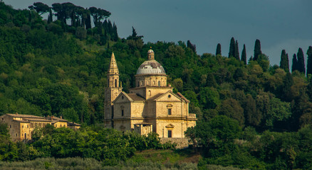 Fototapeta na wymiar San Biagio Church Montepulciano Italy