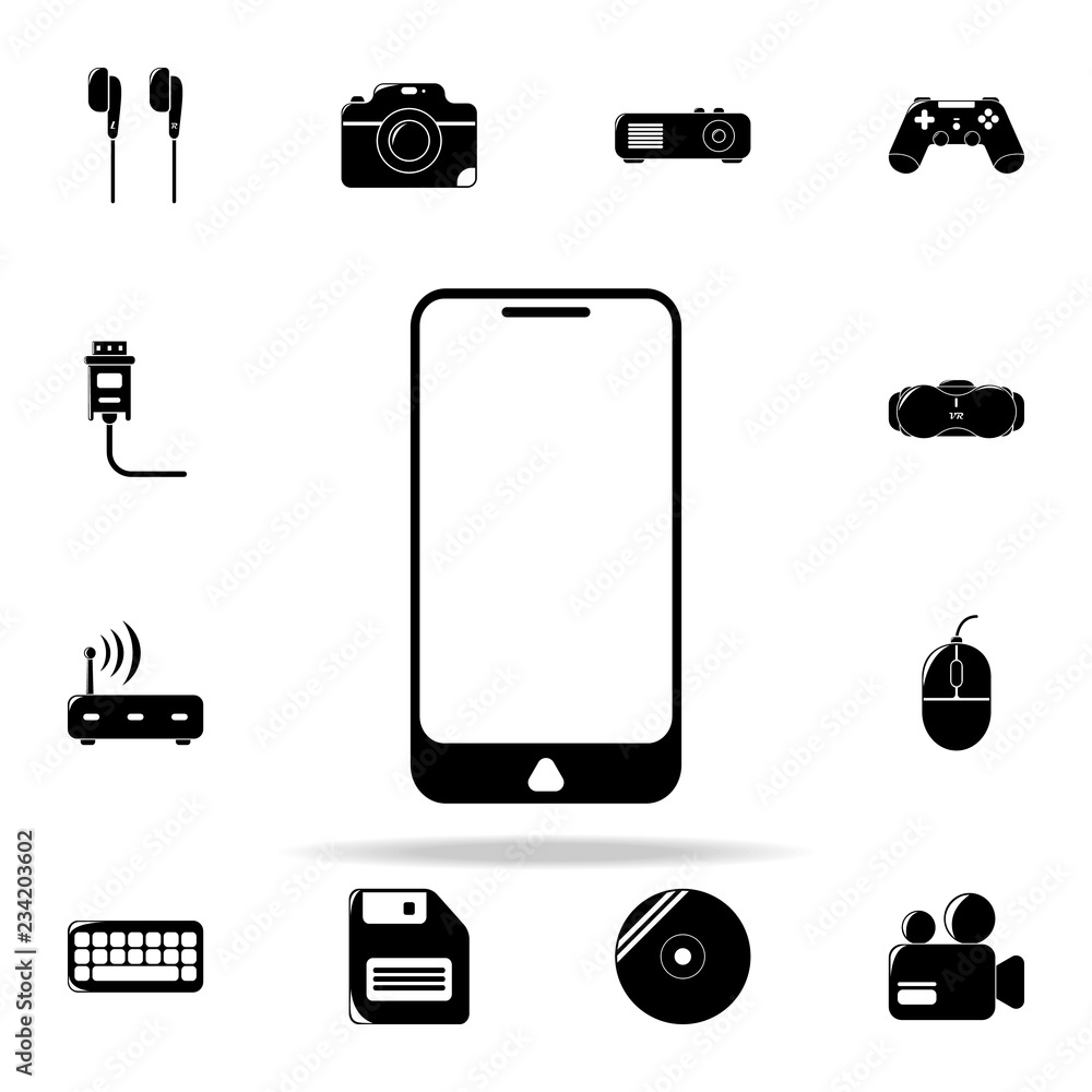 Poster smart phone icon. technology icons universal set for web and mobile