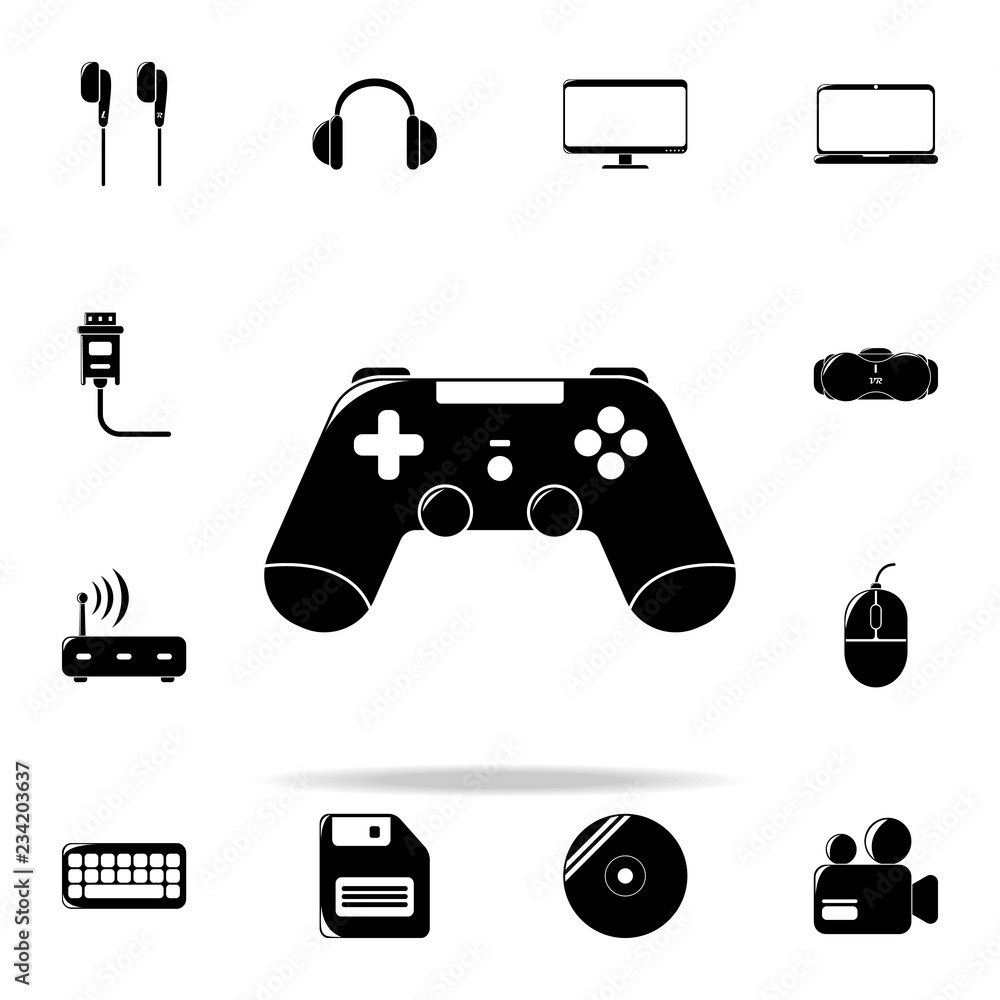 Poster console from the game console icon. technology icons universal set for web and mobile