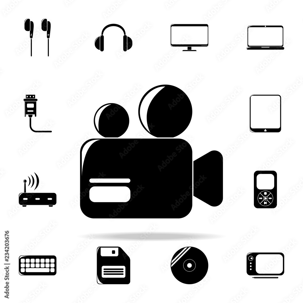 Poster camera icon. technology icons universal set for web and mobile