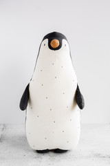Black and White Plush Penguin