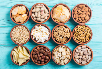 Mix of snacks