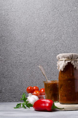 Traditional spicy vegetable sauce