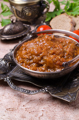 Traditional spicy stewed vegetables