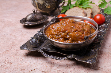 Traditional spicy stewed vegetables