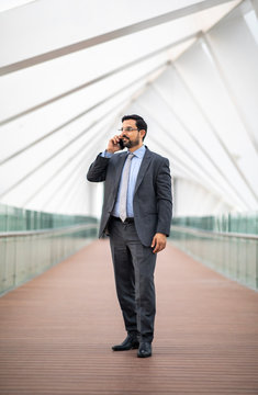 arab businessman on a phone