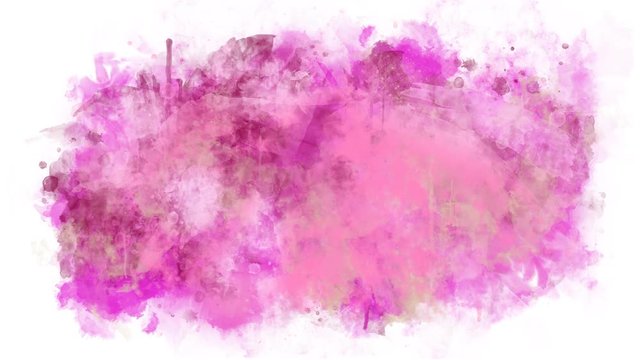 Animation of gently pink watercolor