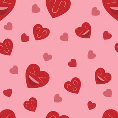 Heart pattern seamless background