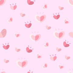 Heart pattern seamless background