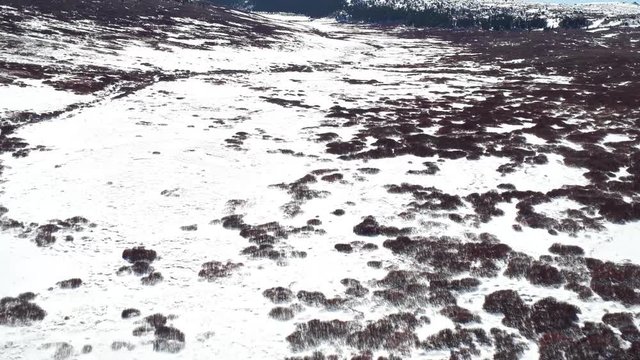 Aerial drone video of the mountain landscape found at Guanella Pass Trail that leads to Mt. Evans in Arapahoe National Forest in Colorado
